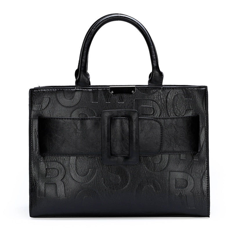 Leather Shoulder Messenger Handbag